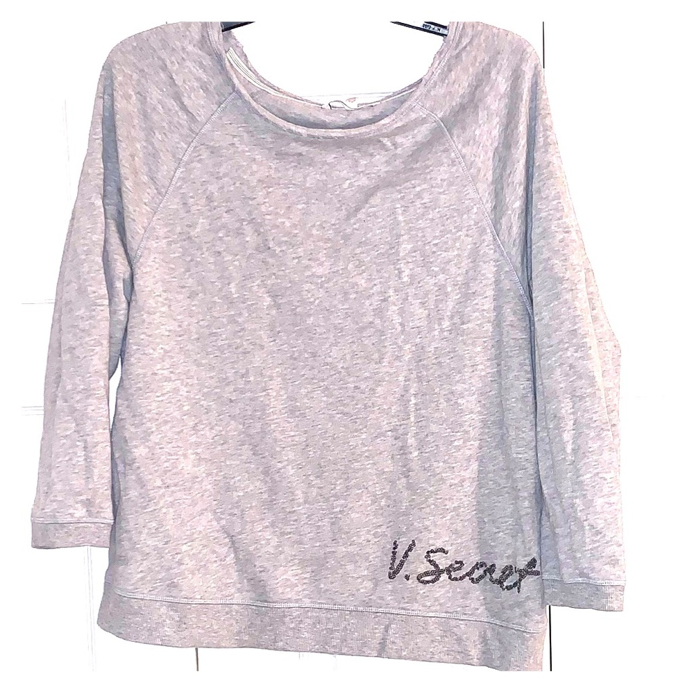 Victoria's Secret Light Gray Pullover Sweatshirt